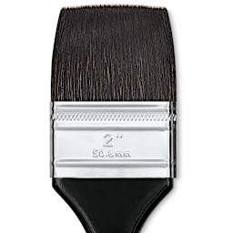 Silver Brush Black Velvet Brush - Wash, Size 2" close up