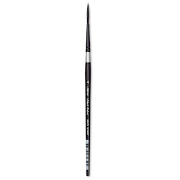 Silver Brush Black Velvet Brush - Script, Size 4