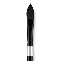 Silver Brush Black Velvet Brush - Oval Wash, Size 1/2" close up