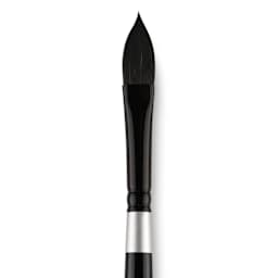 Silver Brush Black Velvet Brush - Oval Wash, Size 3/8" close up