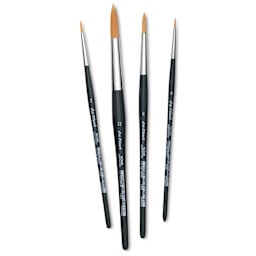 Da Vinci Nova Synthetic Brushes - Set 4219, Round, Short Handle, Set of 4