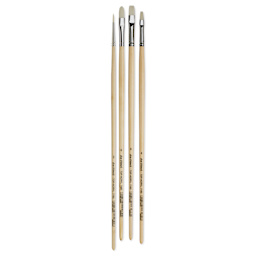 Da Vinci Artist Brush Set - Top Acryl Long Handle, Set of 4
