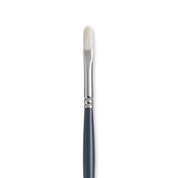 Princeton Snap! Natural Bristle Brush - Filbert, Long Handle, Size 2