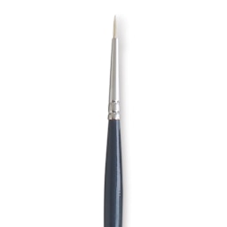 Princeton Snap! Natural Bristle Brush - Round, Long Handle, Size 0