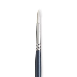 Princeton Snap! Natural Bristle Brush - Round, Long Handle, Size 4 close up