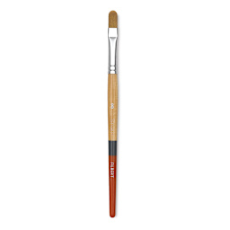 Princeton Snap! Golden Taklon Brush - Filbert, Short Handle, Size 8