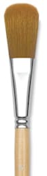 Princeton Snap! Golden Taklon Brush - Oval Wash, Short Handle, 3/4'' (Close-up)
