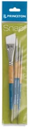 Princeton Snap! White Taklon Brush Set - Short Handle, Set of 4