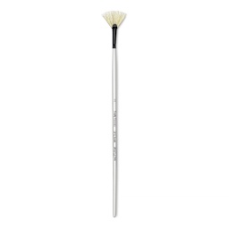 Robert Simmons Simply Simmons Chungking Hog Bristle Brush - Fan, Long Handle, Size 2