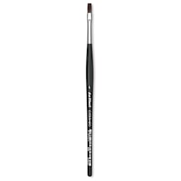Da Vinci Casaneo Synthetic Squirrel Watercolor Brush - Flat, Size 4, Short Handle, Synthetic