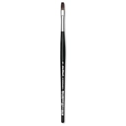 Da Vinci Casaneo Synthetic Squirrel Watercolor Brush - Flat, Size 6, Short Handle, Synthetic