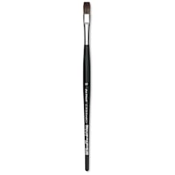 Da Vinci Casaneo Synthetic Squirrel Watercolor Brush - Flat, Size 10, Short Handle, Synthetic