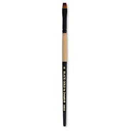 Dynasty Black Gold Brush - Chisel Blender, Short Handle, Size 8