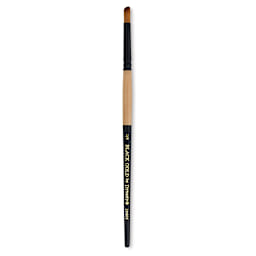 Dynasty Black Gold Brush - Deerfoot, Short Handle, Size 1/4"