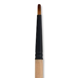 Dynasty Black Gold Brush - Deerfoot, Short Handle, Size 1/8"