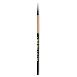 Dynasty Black Gold Brush - Round, Short Handle, Size 0