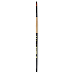 Dynasty Black Gold Brush - Round, Short Handle, Size 3