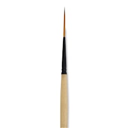 Dynasty Black Gold Brush - Script, Short Handle, Size 0 close up