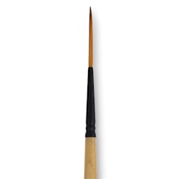 Dynasty Black Gold Brush - Script, Short Handle, Size 1 close up