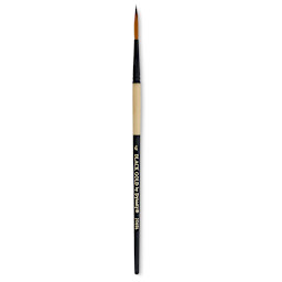 Dynasty Black Gold Brush - Script, Short Handle, Size 4