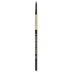 Dynasty Black Gold Brush - Shader, Short Handle, Size 0