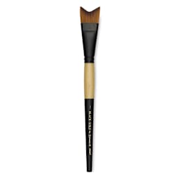 Dynasty Black Gold Brush - Whale's Tail, Short Handle, Size 1"