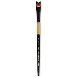 Dynasty Black Gold Brush - Whale's Tail, Short Handle, Size 1/2"