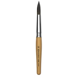 Escoda Squirrel Hair Ceramic Brush - Round Pointed, Size 14