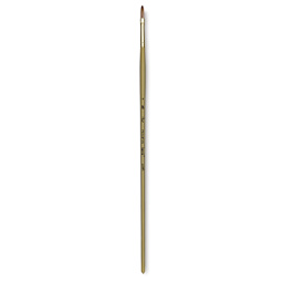 Princeton Synthetic Mongoose Brush - Filbert, Long Handle, Size 4