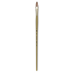 Princeton Synthetic Mongoose Brush - Filbert, Long Handle, Size 12