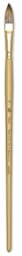 Princeton Imperial Synthetic Mongoose Brushes  -Long handled Filbert Brush shown upright