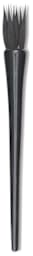 Luco Black Squirrel Round Brushes - pointed round, 6 lock brush shown