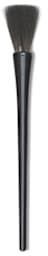 Luco Black Squirrel Square Brushes -  1 square edged, three lock brush shown