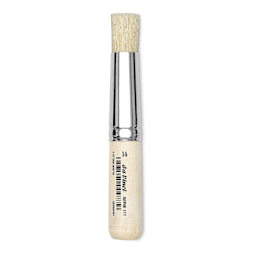 Da Vinci Artist Bristle Brush - Stencil Brush, Extra Short Handle, Size 14