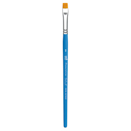 Princeton Select Synthetic Brush - Chisel Blender, Short Handle, Size 8