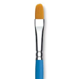 Princeton Select Synthetic Brush - Filbert, Short Handle, Size 8 close up