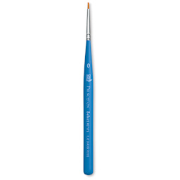 Princeton Select Synthetic Brush - Flat Shader, Mini Handle, Size 0 (full length)