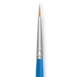 Princeton Select Synthetic Brush - Round, Short Handle, Size 0 close up