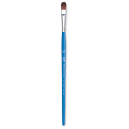 Princeton Select Synthetic Brush - Wave Oval Mop, Short Handle, Size 1/4"