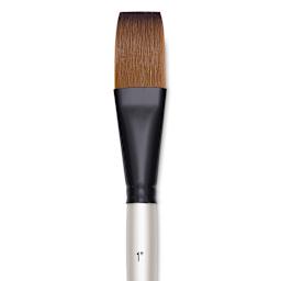 Robert Simmons Simply Simmons Brush - One Stroke, Short Handle, Size 1 close up
