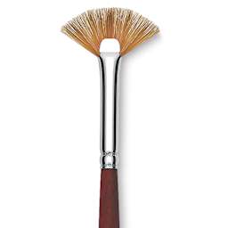 Princeton Velvetouch Series 3950 Synthetic Brush - Fan, Size 10/0