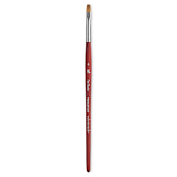 Princeton Velvetouch Series 3950 Synthetic Brush - Flat Shader, Size 4