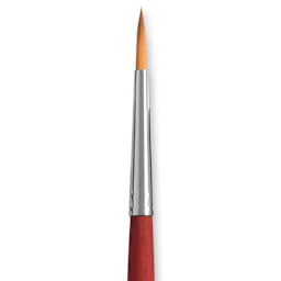 Princeton Velvetouch Series 3950 Synthetic Brush - Round, Size 4 close up