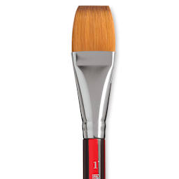 Princeton Velvetouch Series 3950 Synthetic Brush - Wash, Size 1" close up