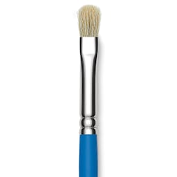 Princeton Select Natural Brush - Fluffy Mop, Short Handle, Size 1/4, close-up
