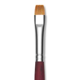 Princeton Velvetouch Series 3900 Synthetic Brush - Bright, Long Handle, Size 10 (close-up)