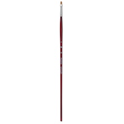 Princeton Velvetouch Series 3900 Synthetic Brush - Flat, Long Handle, Size 2