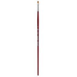 Princeton Velvetouch Series 3900 Synthetic Brush - Flat, Long Handle, Size 4