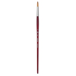 Princeton Velvetouch Series 3900 Synthetic Brush - Round, Long Handle, Size 10
