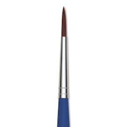 Da Vinci Forte Acrylics Synthetic Brush - Round, Long Handle, Size 4, close-up